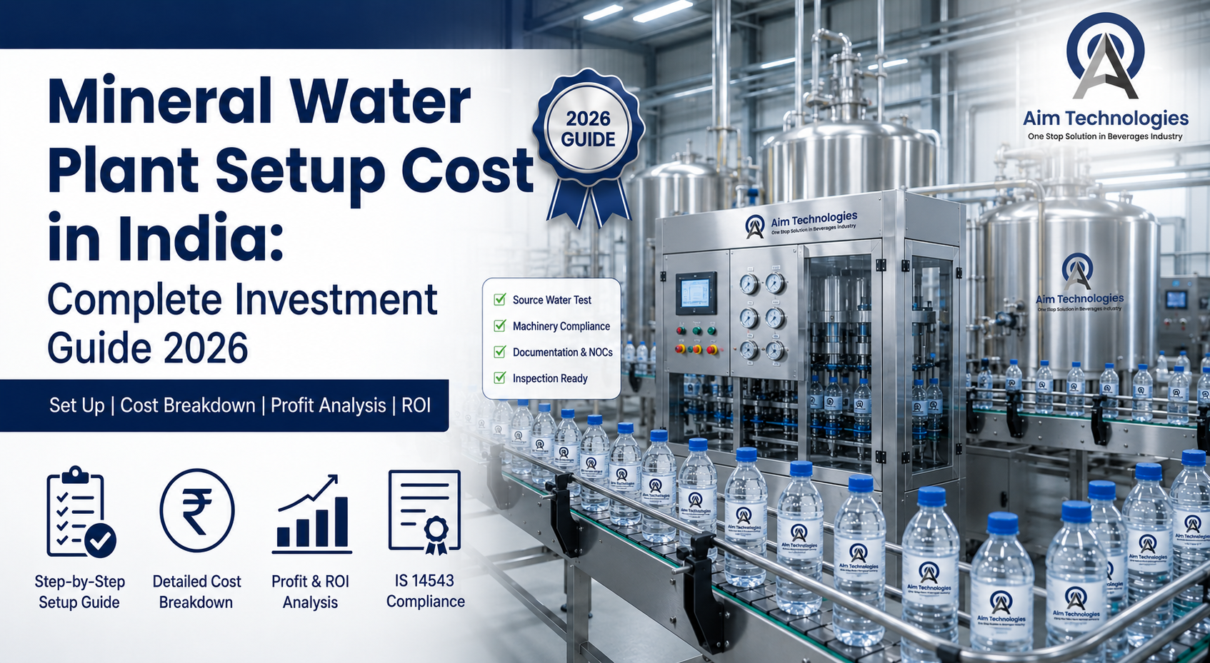mineral water plant setup cost in India
