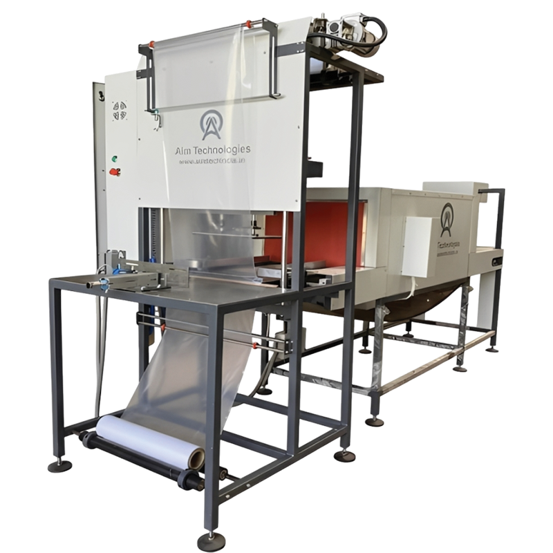 Semi Automatic Shrink Wrapping Machine - Aim Technologies